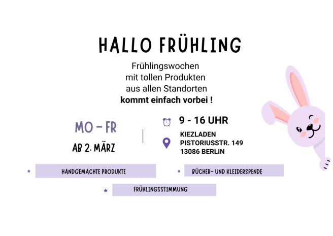 Frühlingshafte Produkte aus unseren Beschäftigungs- und Förderbereichen